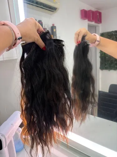 Cabelo humano brasileiro regional - aproximadamente 120g