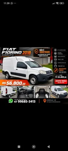 Fiat Fiorino Furgão Work. Hard 1.4 Flex 8V 2P 2018