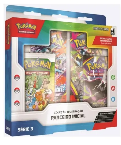 Box Pokémon Coleção Parceiro Inicial Serie 3