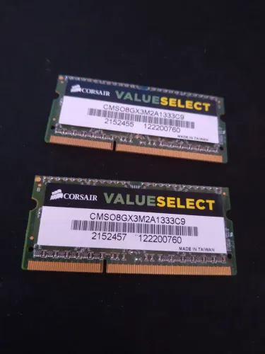Memória ram 16gb DDR3 notebook Corsair