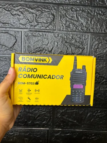 Rádio Comunicador BOMVINK 5w Até 128 canais
