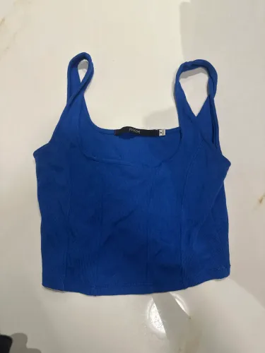 Cropped youcom M azul
