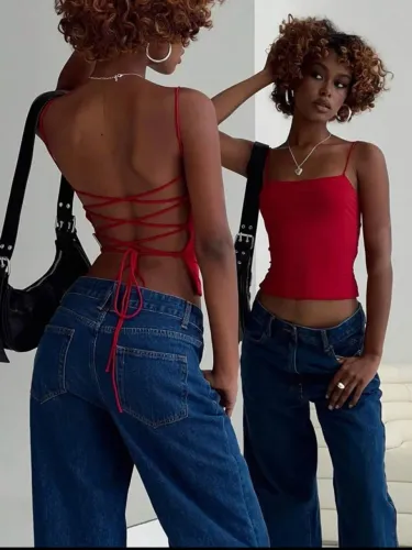 cropped vermelho shein - TAM P