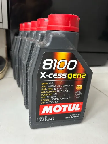 5L Óleo Motul 8100 X-Cess Gen2 5W40 100% Sintético Original Lacrado