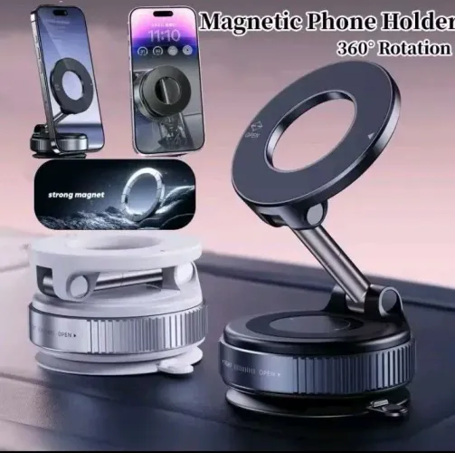 Suporte Magnético para Celular QIVIDA OIS080 - Firme, Seguro e Ajustável