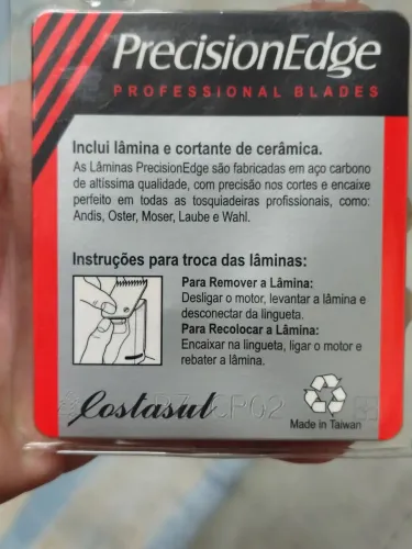 Lâmina de tosa profissional nova nunca usada 