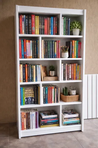 ESTANTE DECORATIVA COM NICHOS PARA SALA - NOVO - ENTREGA RÁPIDA