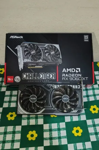 Placa de Vídeo ASRock Radeon RX 9060 XT Challenger OC 16GB