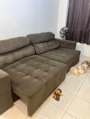 Sofá retrátil 4 lugares