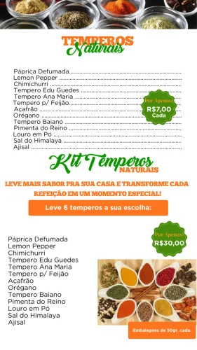 Temperos Naturais 