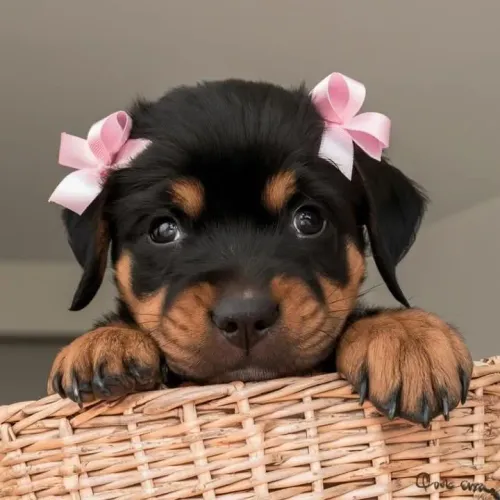 Rottweiler Seu novo melhor amigo pode estar esperando agora