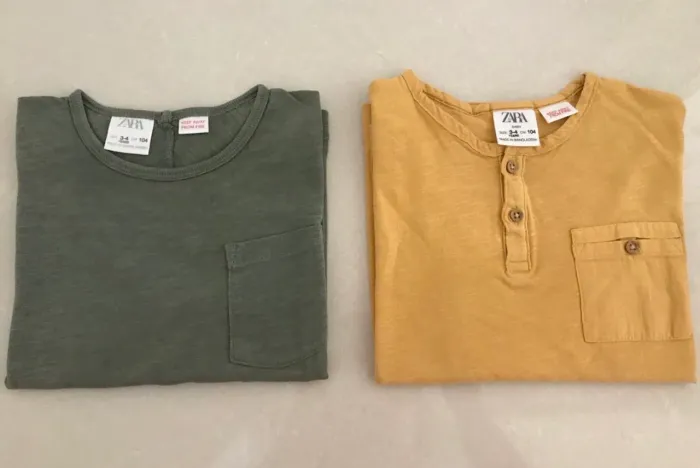 Duas camisas Zara kids menino