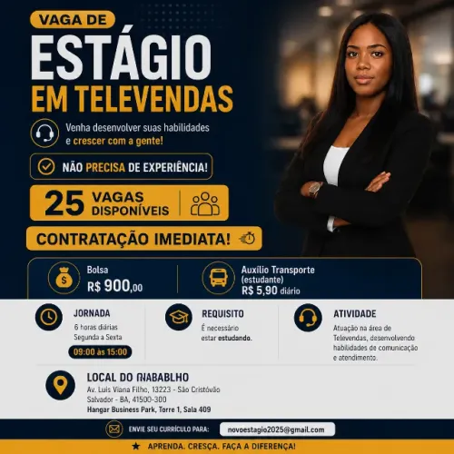 Estagio Televendas