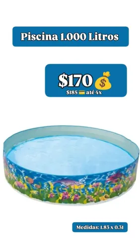 Piscina 1.000L Super PrOmO