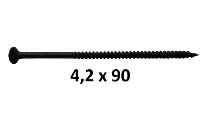 Parafuso Ponta Agulha Drywall 4,2x90 Pecol Aço Cx 250 Unid