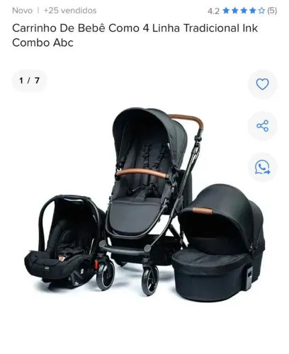 Carrinho ABC Design Como4 3x1