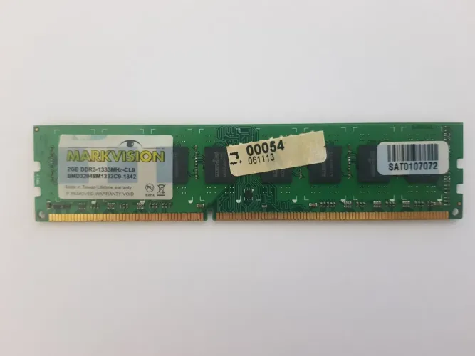 Memória RAM usada Markvision 2Gb DDR3 1333MHz