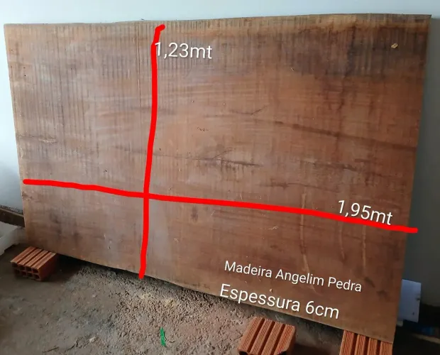 Prancha de madeira (Angelim Pedra)
