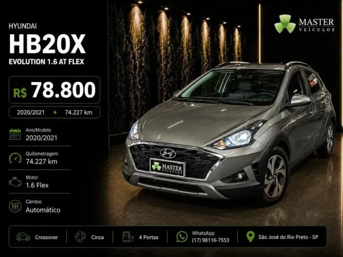 Hyundai HB20X Evol. Bluelink 1.6 Flex 16V AUT 2021