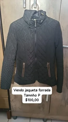 Jaqueta forrada feminina