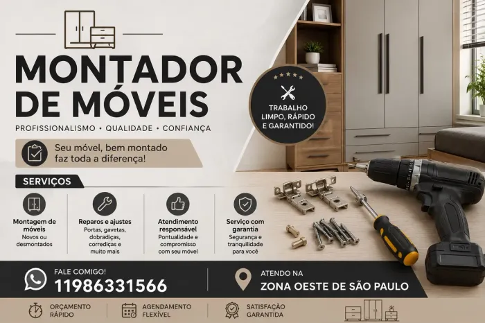 MONTADOR DE MÓVEIS