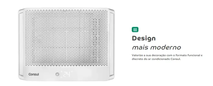 Ar Condicionado Janela 10000 BTUs Consul Frio Eletrônico 127 Gela Muito Novo Nota Garantia