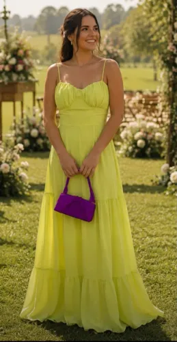 Vestido de festa elegante e versátil 