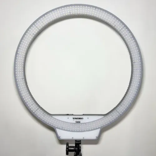 luminador Ringlight Yongnuo YN608 Led c/ Tripe uso Camera Foto Video Filmagem Bateria