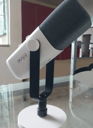 Microfone gamer dinâmico fifine RGB | USB, XLR | Jogos streaming e podcast
