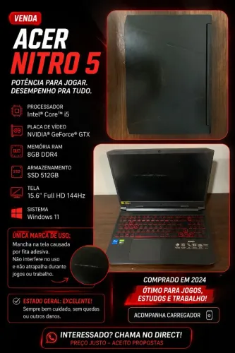 Notebook Nitro 5