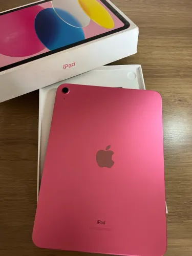 iPad 10ª Geração Rosa 64GB Impecável com Caixa - Parcelo 12x e Faço Troca