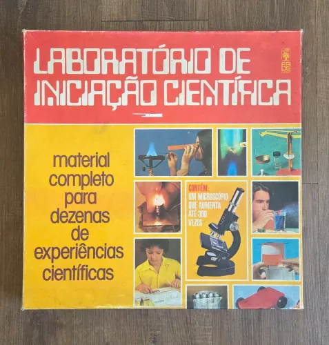 Kit FUNBEC Abril Cultural: LABORATÓRIO DE INICIAÇÃO CIENTÍFICA (anos 70)