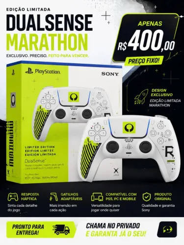 Controle de PS5 edição especial