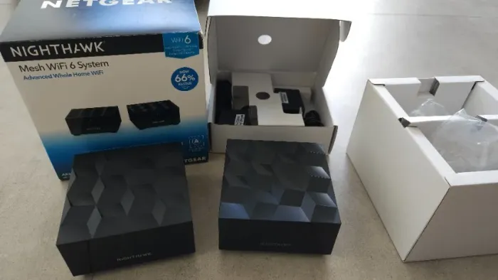 Kit 2 Roteadores Netgear Nighthawk Ax3000 wifi Mesh Mk72