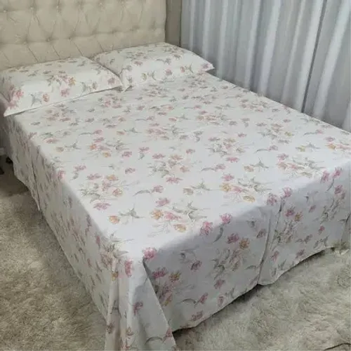 jogo cama queen foratta tulipa 200 fios 