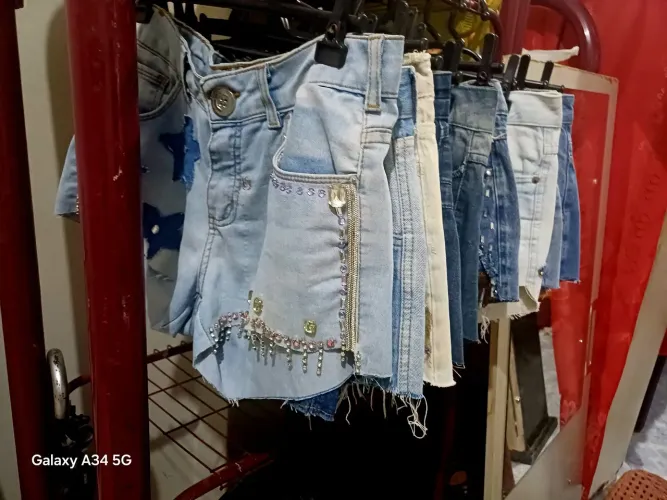 Bermudas jeans
