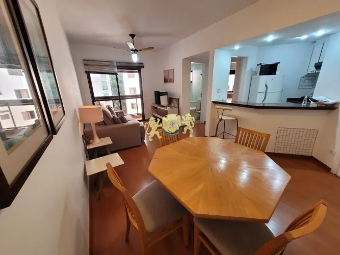 Flat para locação na Vila Nova Conceição - Edifício Contemporâneo - Cód. JHQ04695