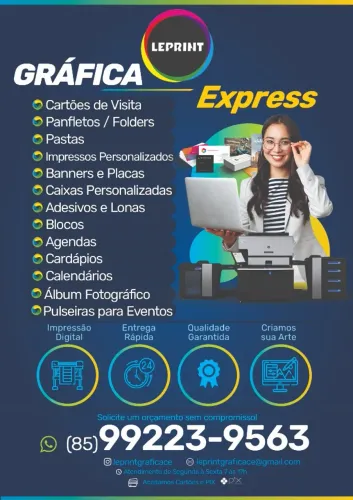 Gráfica Digital Alta Qualidade e rapidez