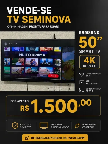 Tv Samsung smart 50 polegadas 4k