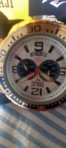 Relógio evelast banhado a ouro