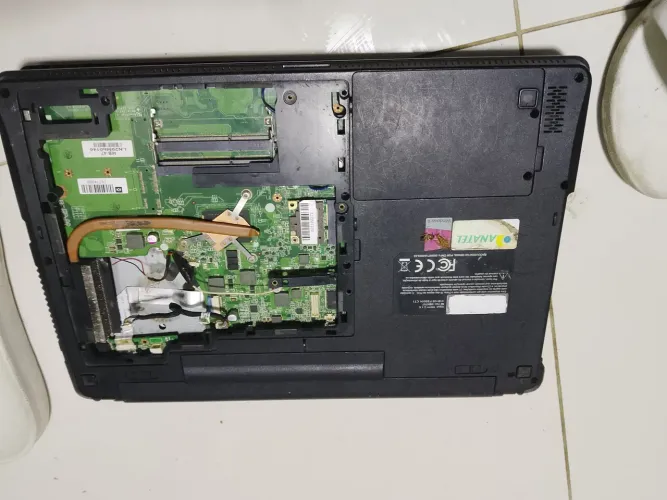 Notebook com defeito