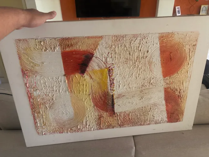 Quadro de arte reliquia em ótima conservação