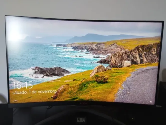 Monitor Gamer AOC Agon 32" Curvo 165Hz 1ms FreeSync