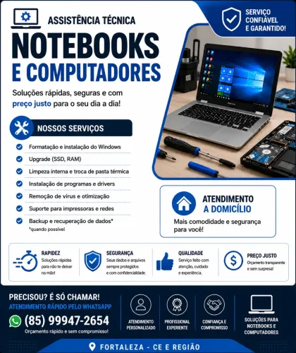 Assistência Técnica Notebook e Computador 