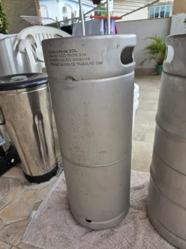 Barril de chopp 20 litros inox cerveja artesanal