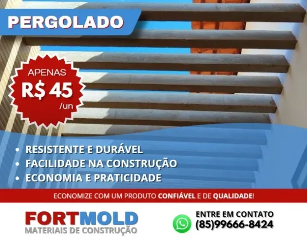 PERGOLADO DE CONCRETO PRÉ-MOLDADO