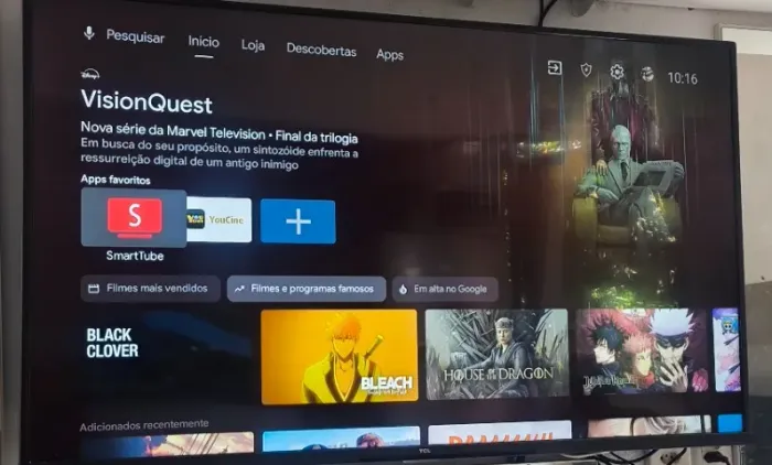 Tv 50 polegadas SmarTV/Google TV/androidTV