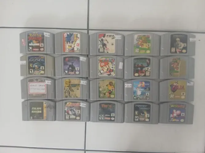 fitas de nintendo 64