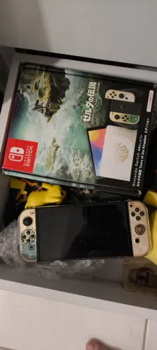Nintendo Switch OLED Edição Zelda Novo Completo