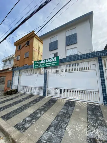 Apartamento 1 Dorm para Alugar em Jd Guassu, Vaga de Garagem para Moto -São Vicente - R$ 1